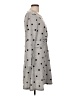 Papillon Polka Dots Gray Casual Dress Size L - photo 4