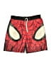 Marvel 100% Polyester Red Board Shorts Size 6 - 7 - photo 1