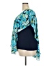 Cha Cha Vente Blue Short Sleeve Blouse Size 2X - photo 5
