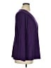 J.Jill Purple Long Sleeve Blouse Size XL - photo 4