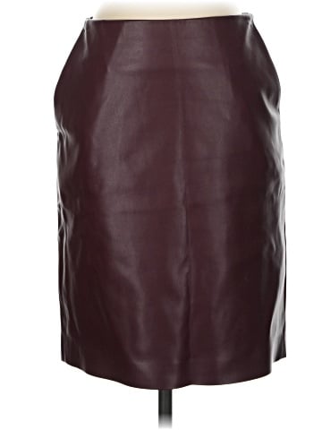 Theory Faux Leather Skirt (view 1)