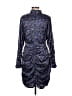 Hunter Bell Paisley Blue Cocktail Dress Size 8 - photo 2