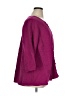 J.Jill Purple 3/4 Sleeve Blouse Size XL - photo 4