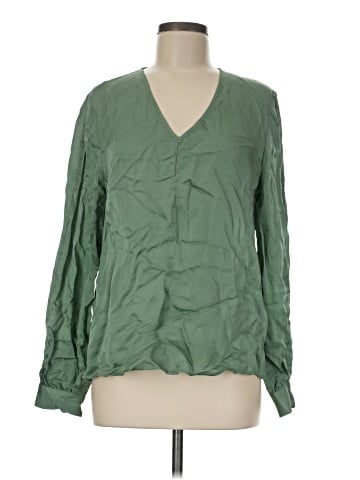 Ecru Long Sleeve T-Shirt (view 1)
