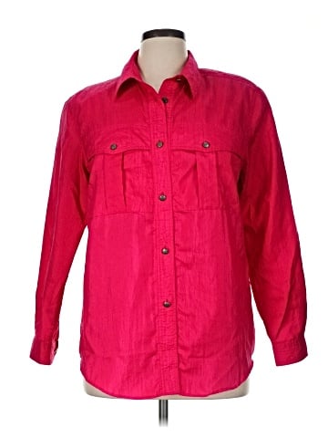 Karen Scott 3/4 Sleeve Button-Down Shirt (view 1)