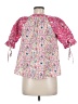 THML 100% Polyester Pink 3/4 Sleeve Blouse Size XS - photo 2
