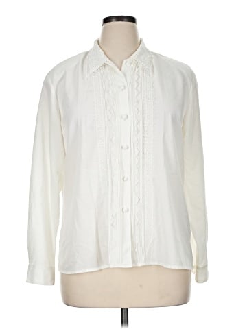 Notations Long Sleeve Blouse (view 1)