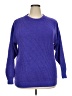 Assorted Brands 100% Acrylic Solid Purple Pullover Sweater Size 20 - photo 1