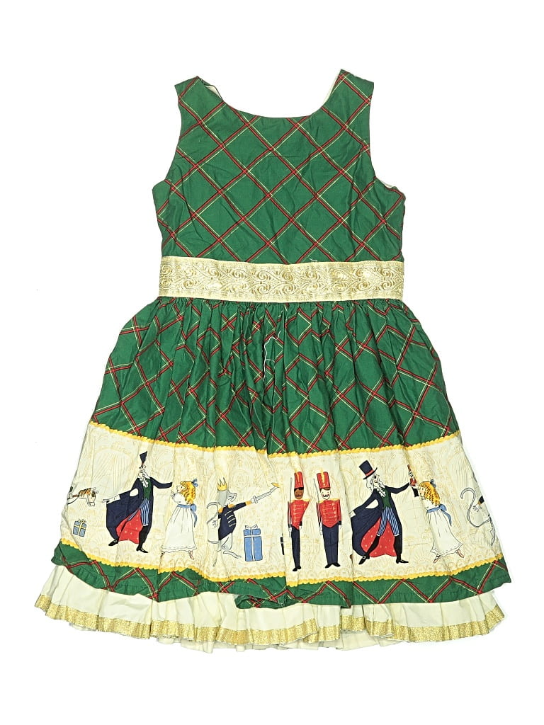 Pre-owned Assorted Brands Kids' Dress In Green