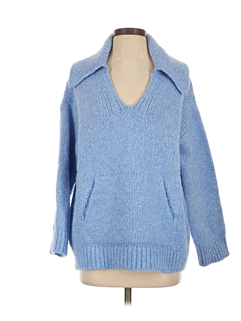 Pre-owned Pilcro Pullover Sweater In Blue