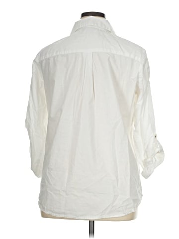 Ashley Stewart 3/4 Sleeve Button-Down Shirt (view 2)