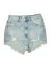 Zara Blue Denim Shorts Size 4 - photo 1