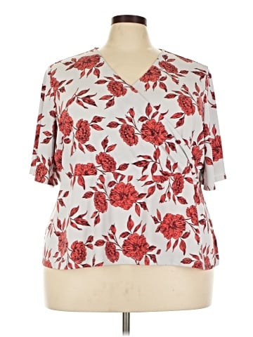 Liz Claiborne Short Sleeve Blouse (view 1)