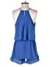 Tyche Solid Blue Romper Size L - photo 2