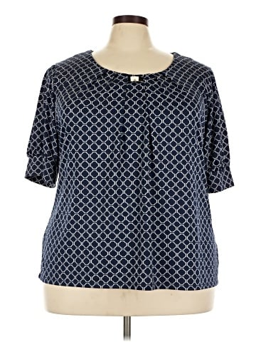 Notations Short Sleeve Blouse (view 1)