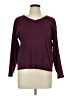 Eddie Bauer 100% Cotton Burgundy Pullover Sweater Size L - photo 1