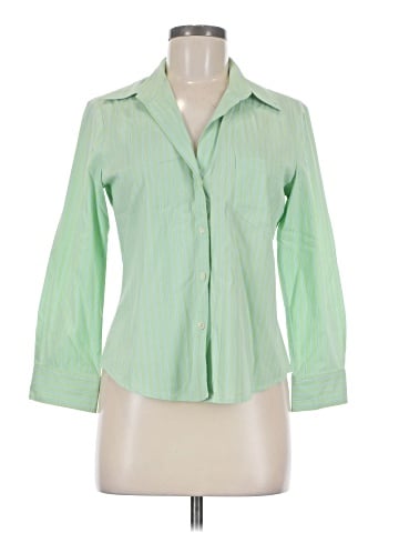 Theory 3/4 Sleeve Button-Down Shirt (view 1)
