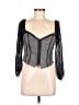 Bebe Black 3/4 Sleeve Blouse Size M - photo 1