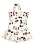 Summer Mae Floral Ivory Swimsuit Top Size L - photo 1