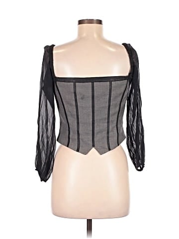Bebe 3/4 Sleeve Blouse (view 2)
