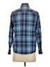 L.L.Bean 100% Cotton Plaid Blue Long Sleeve Button-Down Shirt Size XS - photo 2