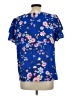 Shein Blue Short Sleeve Blouse Size 12 - photo 2