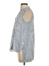 J.Jill Stripes Blue Sleeveless Button-Down Shirt Size XS - photo 5