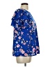Shein Blue Short Sleeve Blouse Size 12 - photo 4