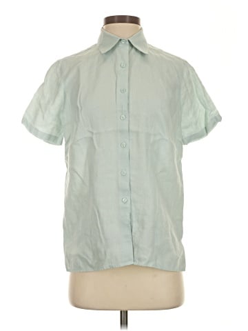 L.L.Bean Short Sleeve Button-Down Shirt (view 1)