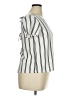 Moa Moa Stripes Ivory Short Sleeve Blouse Size XL - photo 4