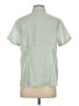 L.L.Bean 100% Linen Solid Green Short Sleeve Button-Down Shirt Size XS - photo 2
