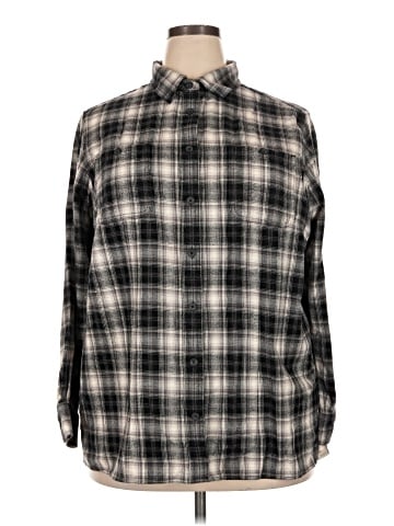 Duluth Trading Co. Long Sleeve Button-Down Shirt (view 1)