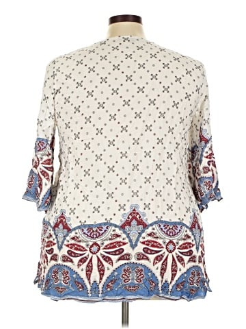 Suzanne Betro 3/4 Sleeve Blouse (view 2)