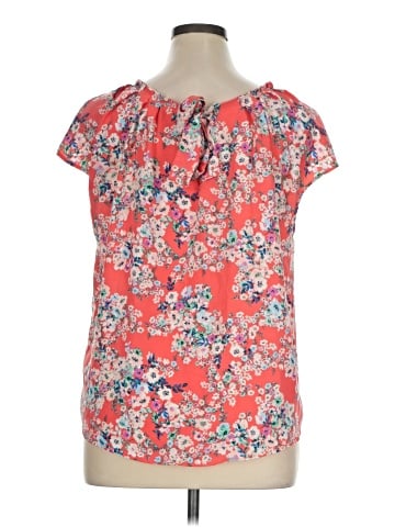 LC Lauren Conrad Short Sleeve Blouse (view 2)