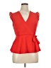 Monteau Red Sleeveless Blouse Size XL - photo 1