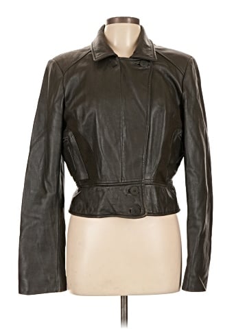 Nicole Miller Leather Jacket (view 1)