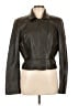 Nicole Miller 100% Leather Brown Leather Jacket Size L - photo 1