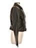 Nicole Miller 100% Leather Brown Leather Jacket Size L - photo 4