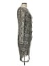 Tommy Hilfiger Paisley Gray Cocktail Dress Size 10 - photo 4
