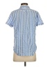 L.L.Bean 100% Cotton Stripes Blue Short Sleeve Button-Down Shirt Size XS - photo 2
