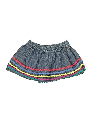 Tea Denim Skirt (view 1)