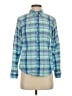 L.L.Bean 100% Cotton Plaid Green Long Sleeve Button-Down Shirt Size XS - photo 1