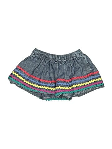 Tea Denim Skirt (view 2)