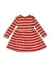 Hanna Andersson Stripes Red Dress Size 12-18 mo - photo 2