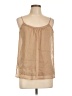 The Limited 100% Polyester Tan Sleeveless Blouse Size L - photo 1