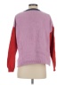 525 America 100% Cotton Color Block Purple Pullover Sweater Size XS - photo 2