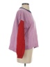 525 America 100% Cotton Color Block Purple Pullover Sweater Size XS - photo 4