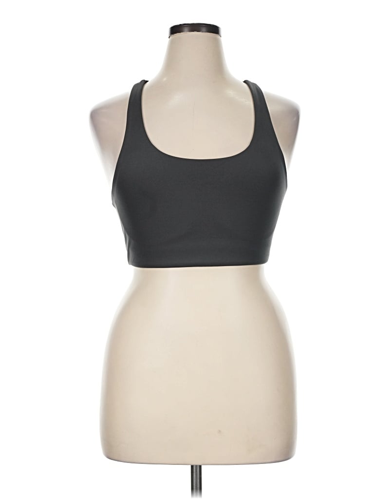 Pre-owned Girlfriend Collective Sports Bra In Black