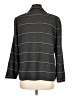 MING WANG Plaid Gray Black Blazer Size L - photo 2