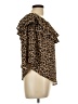 Oddi Brown Sleeveless Blouse Size L - photo 4